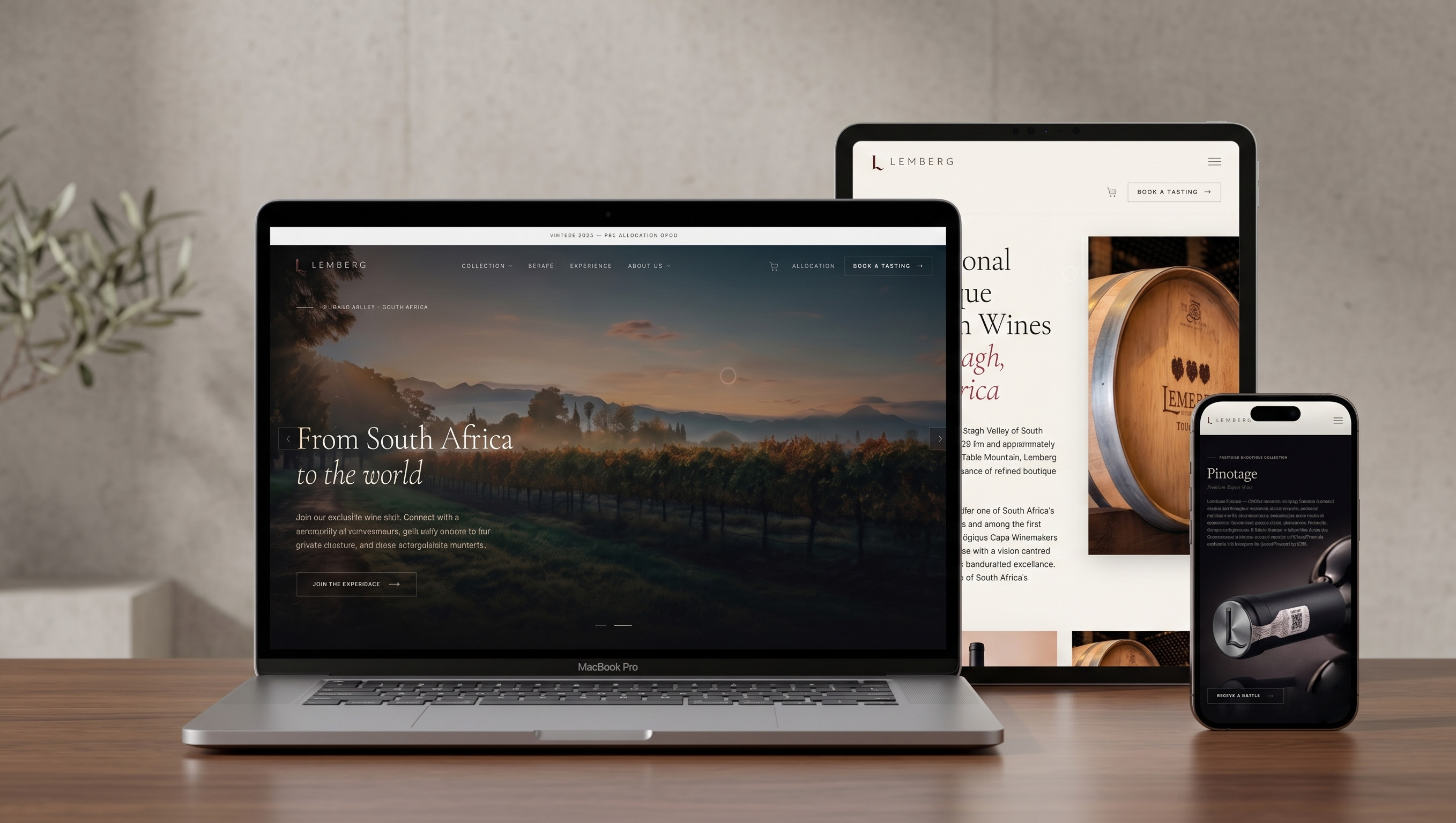 LEMBERG WINE: PREMIUM E-COMMERCE FLAGSHIP
